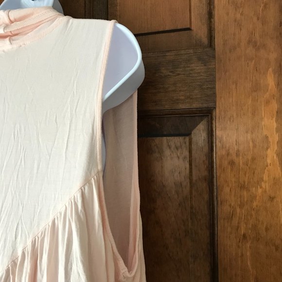 LOGO by Lori Goldstein Peach Draped Cowl Pullover Tunic Size 2X - Picture 11 of 13